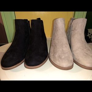 **2 PAIRS** SIZE 10 WOMENS BOOTS TIME & TRU
